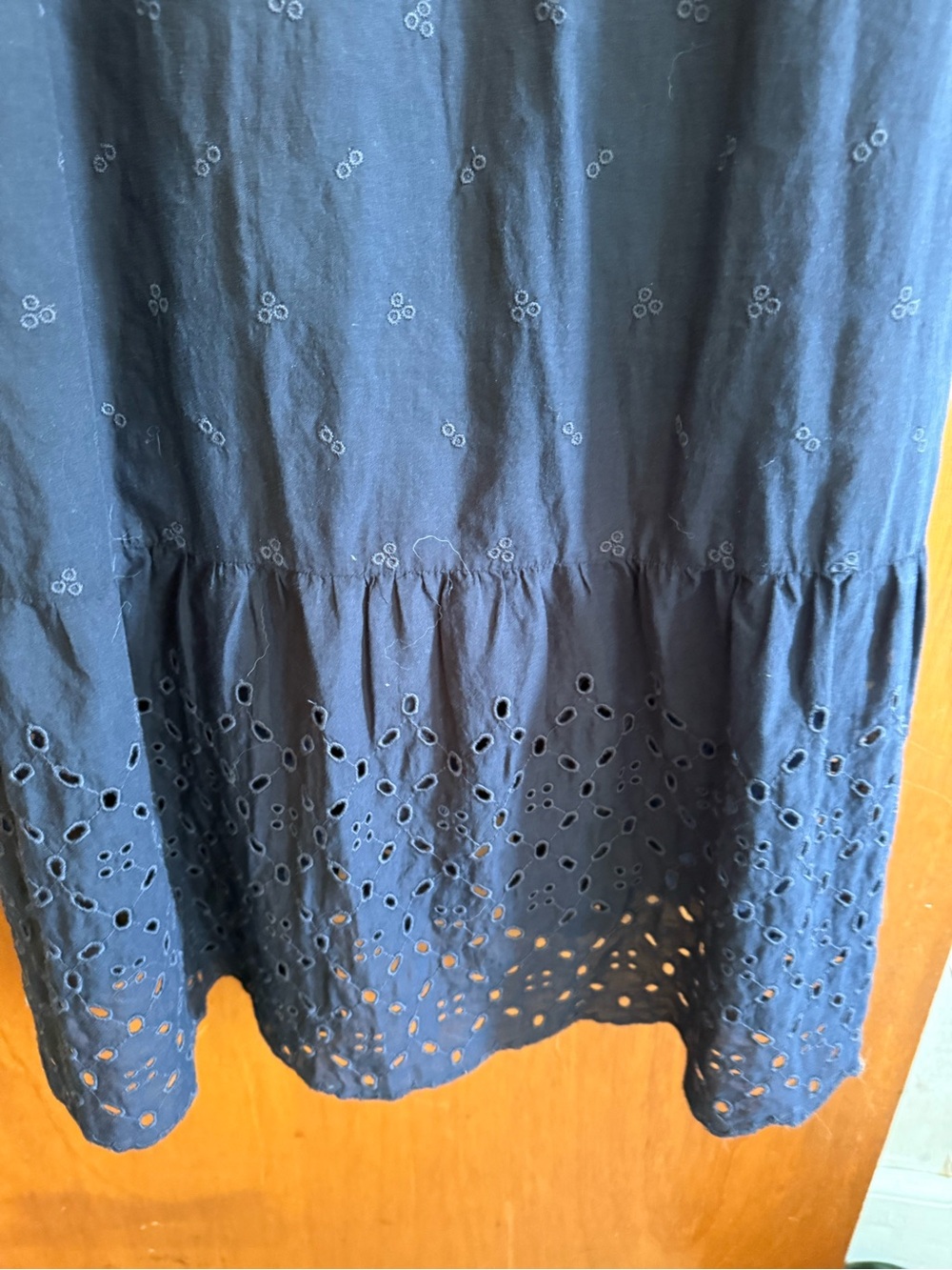 Universal Thread Navy Eyelet Tiered Maxi Skirt - Picture 3 of 4